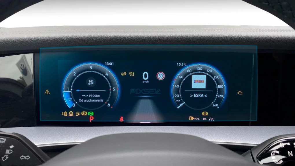 Protective glass Pixsel for dashboard VOLKSWAGEN TAYRON - 12.8“ 2025 -