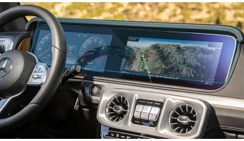 Protective glass Pixsel for dashboard MERCEDES BENZ G-CLASS - 28.5“ 2019 - 2024