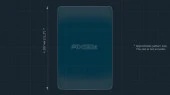 Protective glass Pixsel for monitor VOLVO EX30 - 13.4“ 2023 -