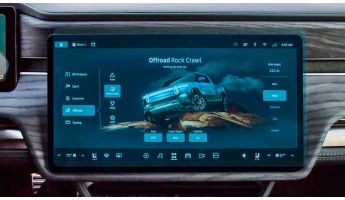 Protective glass Pixsel for monitor RIVIAN R1T - 16.7“ 2022 -