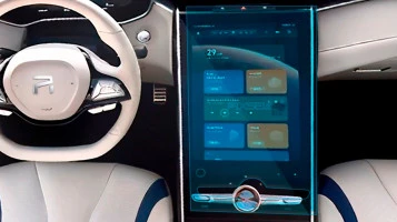 Protective glass Pixsel for monitor ROEWE Marvel R - 19.6“ 2021 -