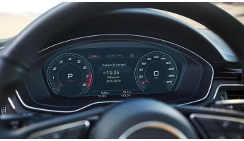 Protective glass Pixsel for dashboard AUDI A5 / S5 / RS5 - 12“ 2021 - 2024