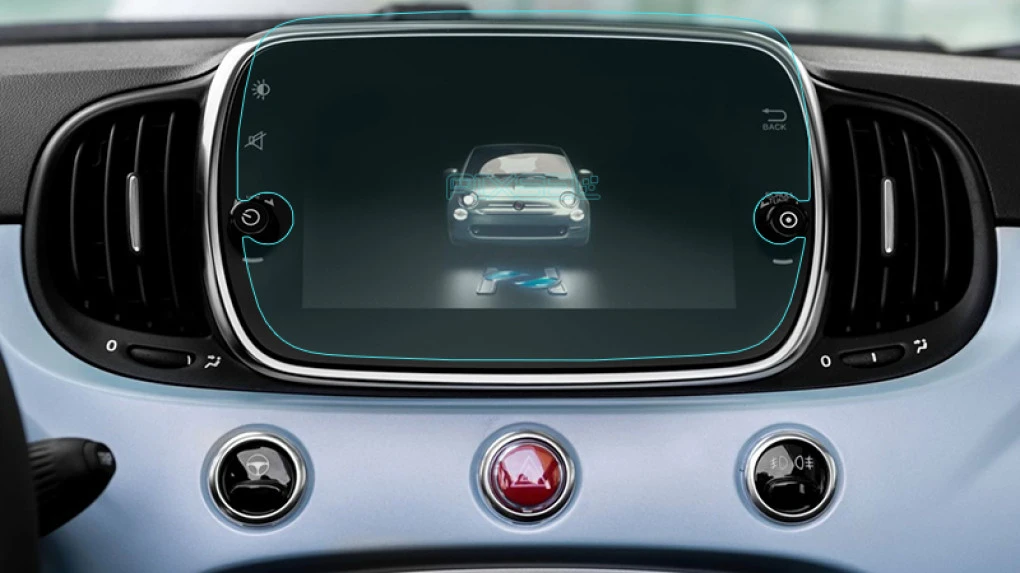 Protective glass Pixsel for monitor FIAT 500 - 9.6“ 2017 - (312)