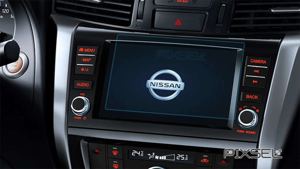 Protective glass Pixsel for monitor NISSAN NAVARA - 6.8“ 2014 -