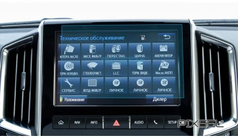 Protective glass Pixsel for monitor TOYOTA LAND CRUISER 200 - 9“ 2017 - 2021