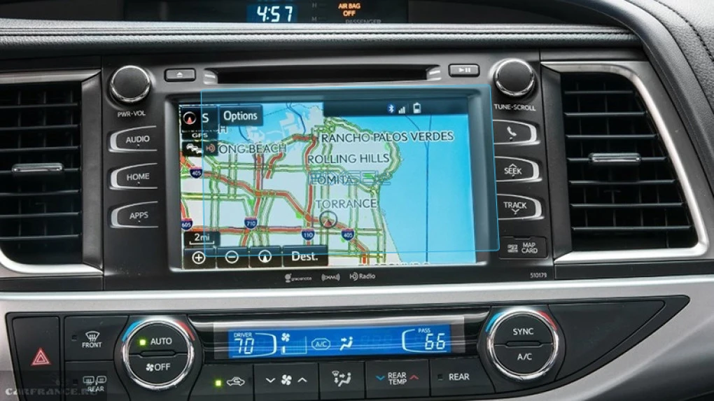 Protective glass Pixsel for monitor TOYOTA HIGHLANDER - 8“ 2014 - 2016