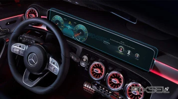 Protective glass Pixsel for dashboard MERCEDES BENZ CLA-CLASS - 24.7“ 2019 -
