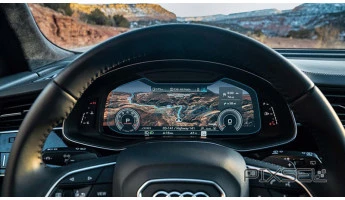 Protective glass Pixsel for dashboard AUDI Q7 / SQ7 / RSQ7 - 12“ 2019 - 2024