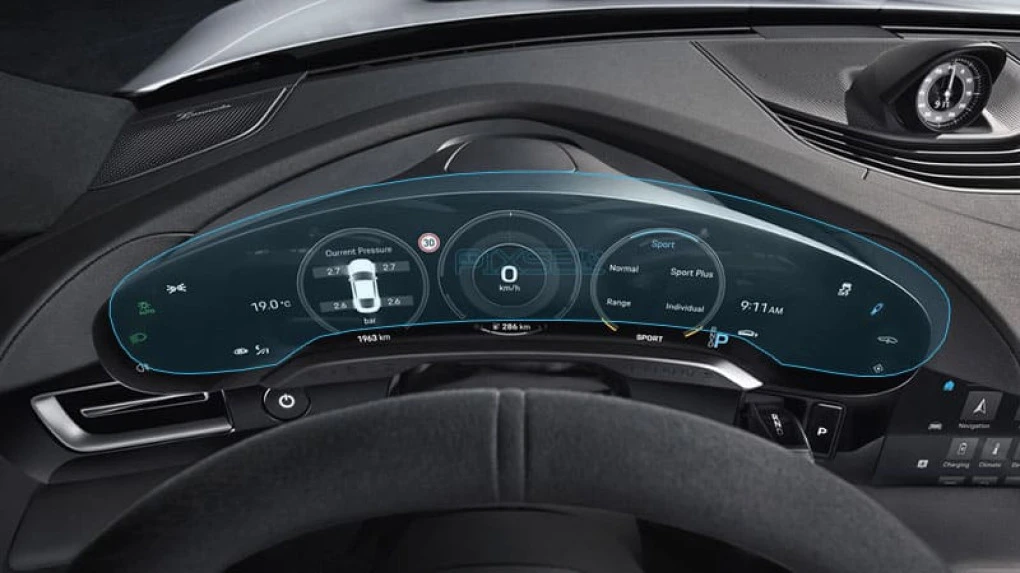 Protective glass Pixsel for dashboard PORSCHE TAYCAN - 20.5“ 2020 -