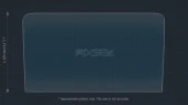 Protective glass Pixsel for monitor PORSCHE CAYMAN - 8.5“ 2017 -