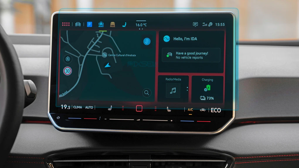 Protective glass Pixsel for monitor VOLKSWAGEN ID.3 - 14“ 2023 -