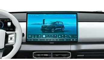 Protective glass Pixsel for monitor BYD LEOPARD 3 - 16.3“ 2024 -