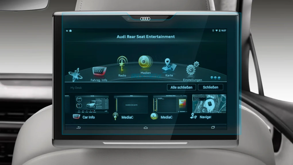 Protective glass Pixsel for rear monitor AUDI Q7 / SQ7 / RSQ7 - 11.4“ 2015 - 2018