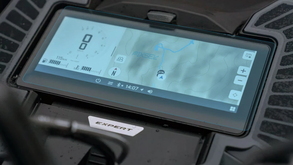 Protective glass Pixsel for snowmobile speedometer BRP SKI-DOO SUMMIT 2024 + 10.25“