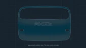 Protective glass Pixsel for rear climate-control DENZA N8L - 9.3“ 2025 -