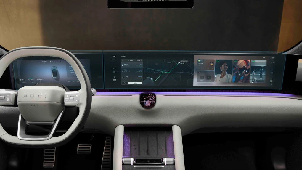 Protective glass Pixsel for widescreen cockpit (2 parts) AUDI E5 - 43.3“ 2025 -