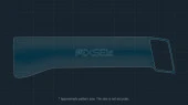 Protective glass Pixsel for passenger monitor BYD SONG L DM-I - 25.8“ 2024 -